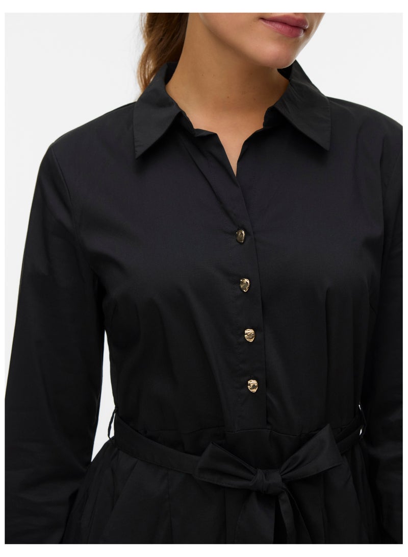 VERO MODA Vmfriba Long Sleeve Calf Dress - Image 3